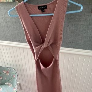 Twisted top cut out dress